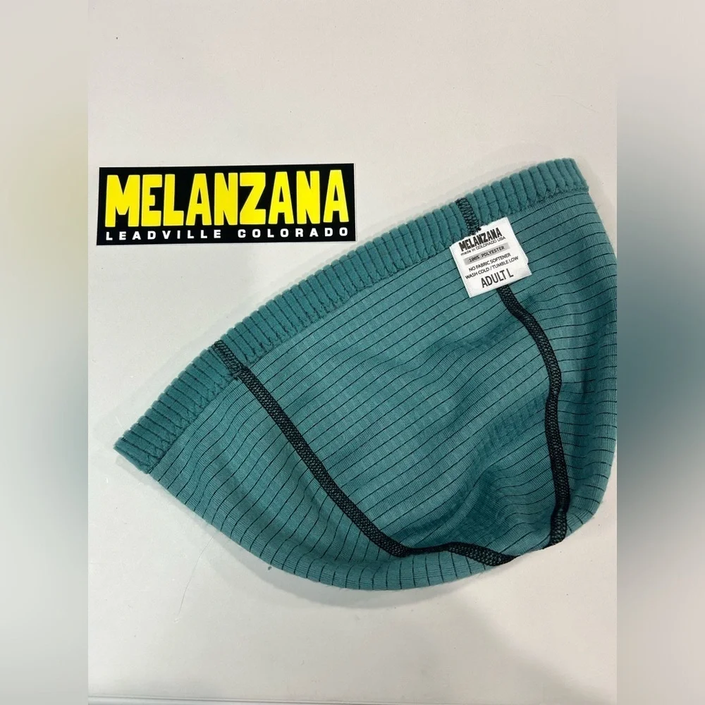 Melanzana Micro Grid Toque Large Turquoise Teal Beanie NWT Melly Hat Microgrid